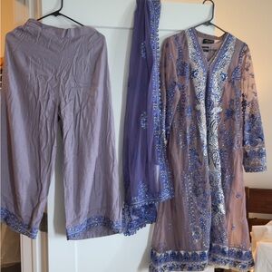 Pakistani designer Sana Safinaz kameez trouser dupatta